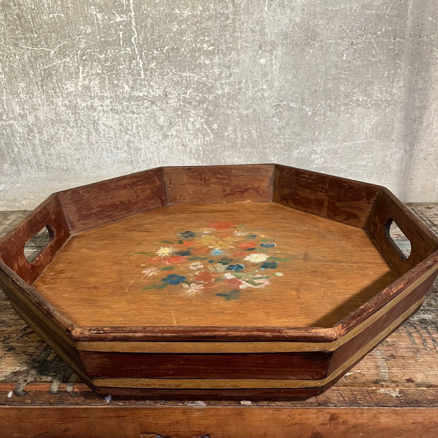 Wooden Octagonal Tray