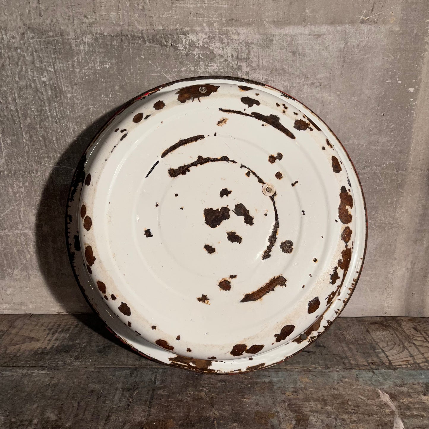 White Enamel Basin