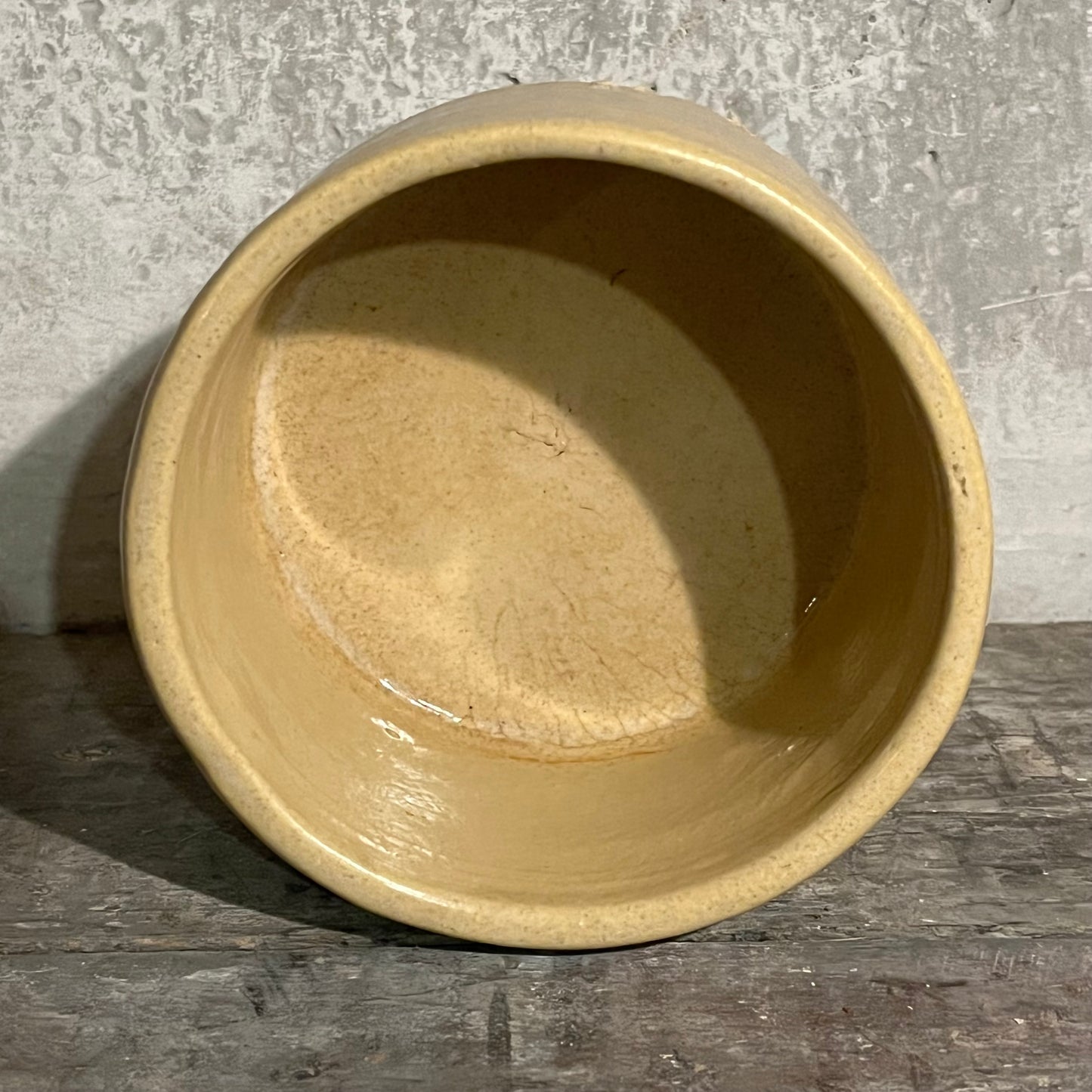 Zanesville Stoneware Ribbed Mid Century Pottery Bowl Planter