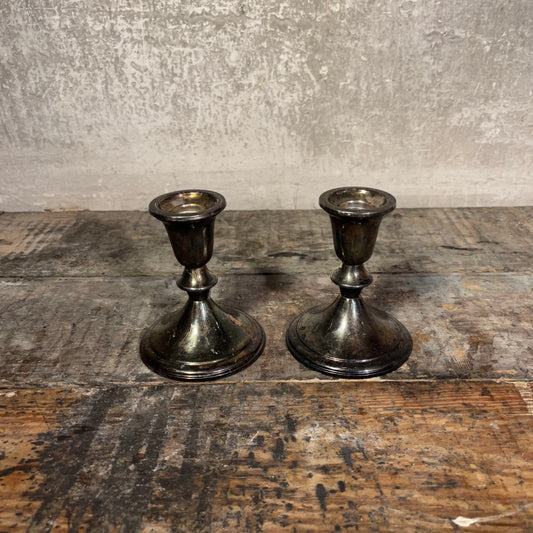 Silver Plated Candleholders